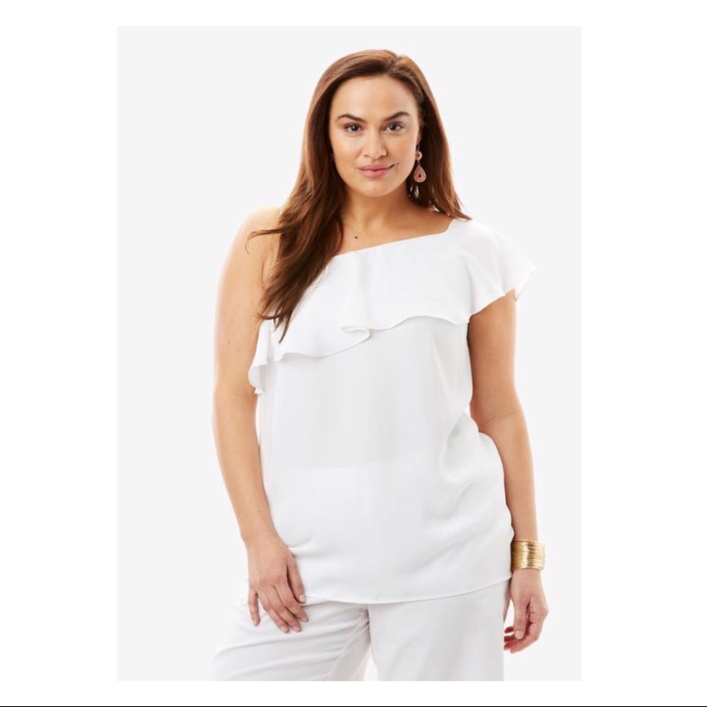 One Shoulder Jessica London White. 18-24